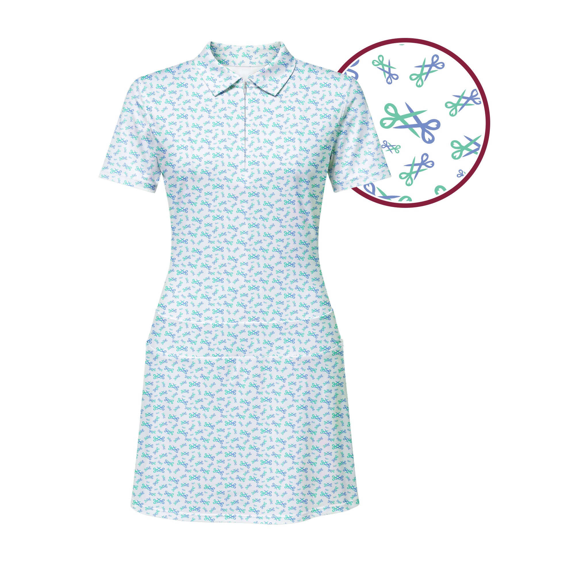 Scissor Sisters Short Sleeve Dress