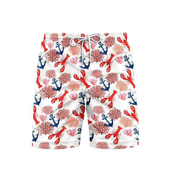 Lobster Tropical Beach Shorts For Men