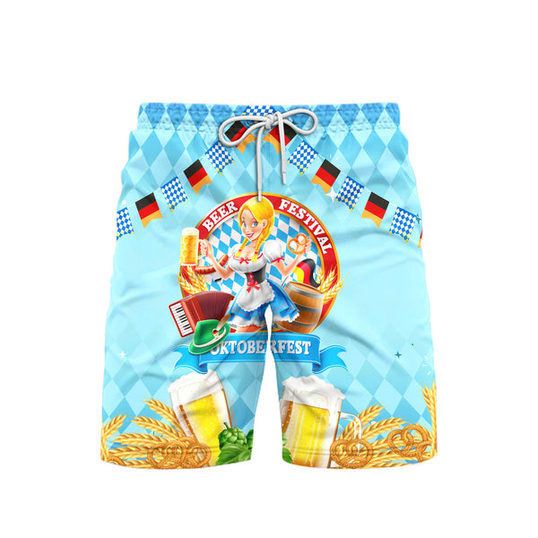 Oktoberfest Celebration Beer Lover Party Beach Shorts For Men