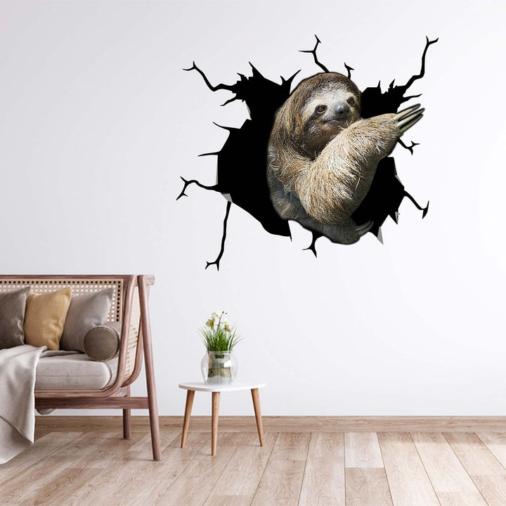 Sloth 3D PVC Wall Stickers SW1782