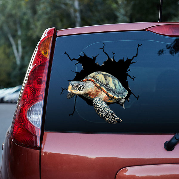 Sea Turtle 3D Vinyl Car Decal Stickers CS8173