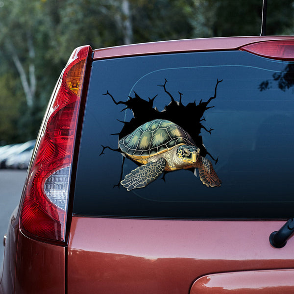 Sea Turtle 3D Vinyl Car Decal Stickers CS8174