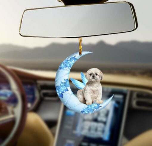 Shih Tzu Dog Angel Car Ornament CO1015