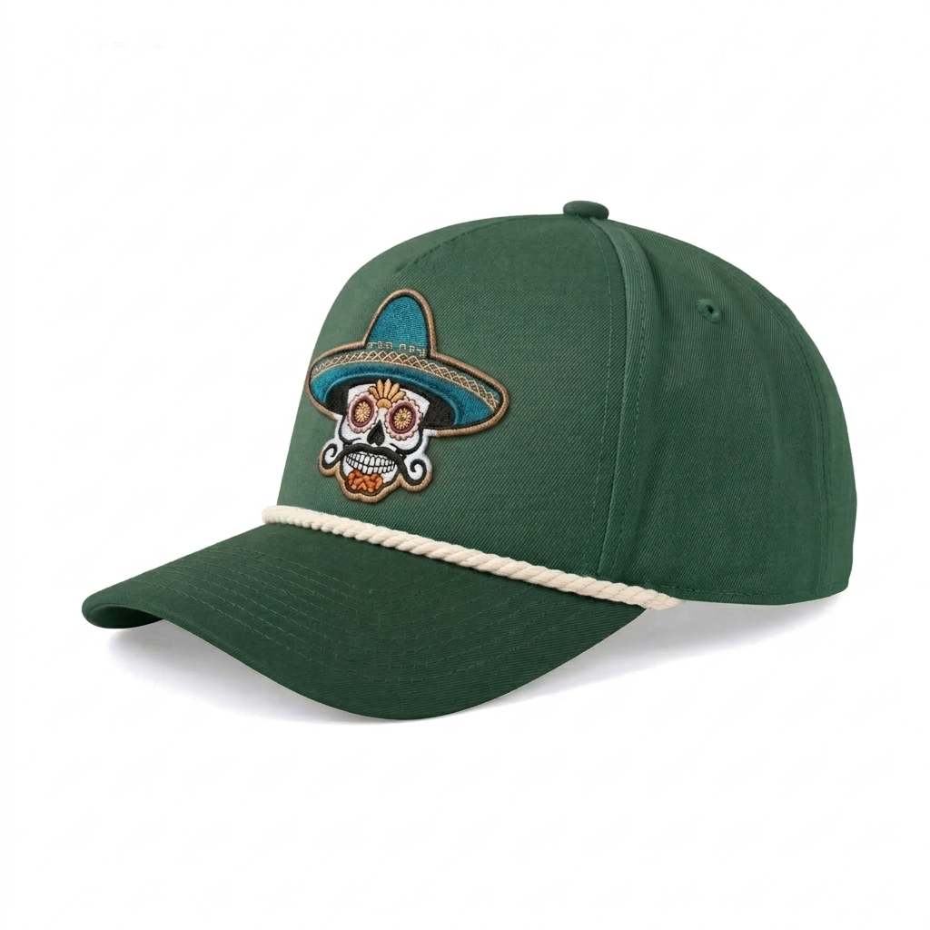 Sombrero Skull Rope Hat