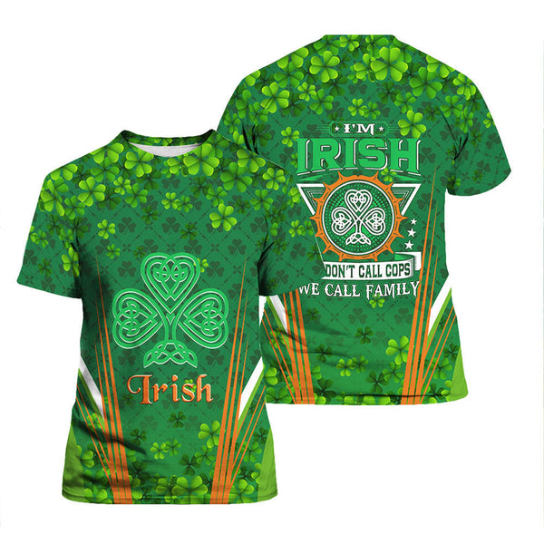 St Patrick's Day I Am Irish T shirts All Over Print | For Men & Women | HP5658-Colorful-Gerbera Prints.