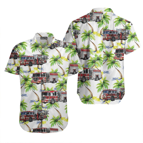 The Exeter Township Volunteer Fire Department Hawaiian Shirt