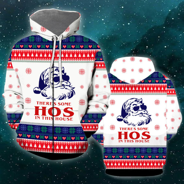 There's Some Hos In This House 3D All Over Print | Unisex | Adult | HP1602-Zip Hoodie-Gerbera Prints.