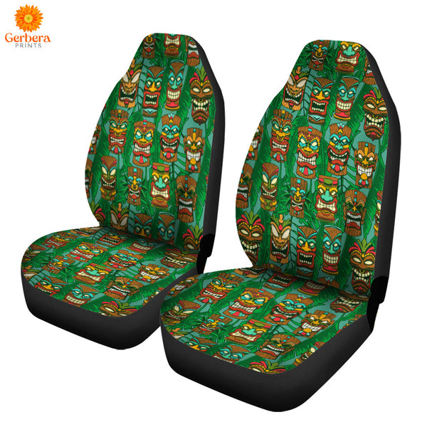 Tiki Palm Leaves Tropical Car Seat Cover Car Interior Accessories CSC5599