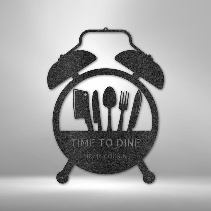 Time To Dine Home Decor Kitchen Decor Food Time Monogram Laser Cut Metal Signs MS1065