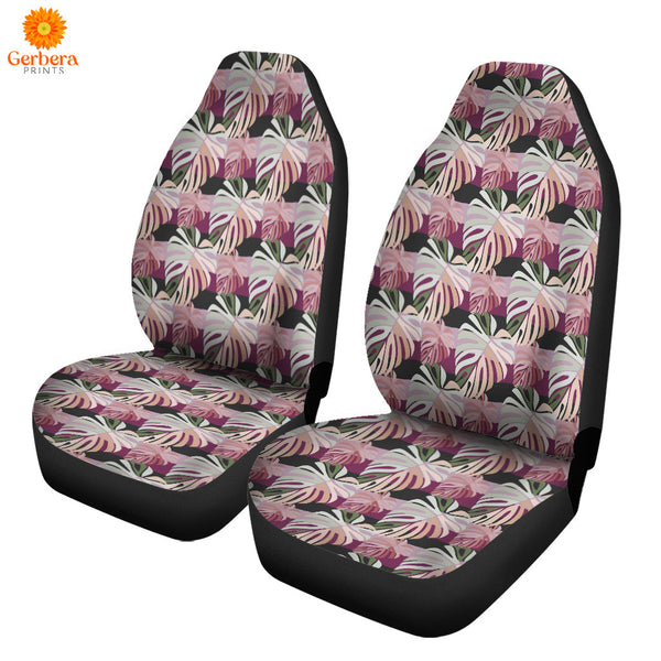  Tropical Leaves Seamless Pattern Car Seat Cover Car Interior Accessories CSC5525