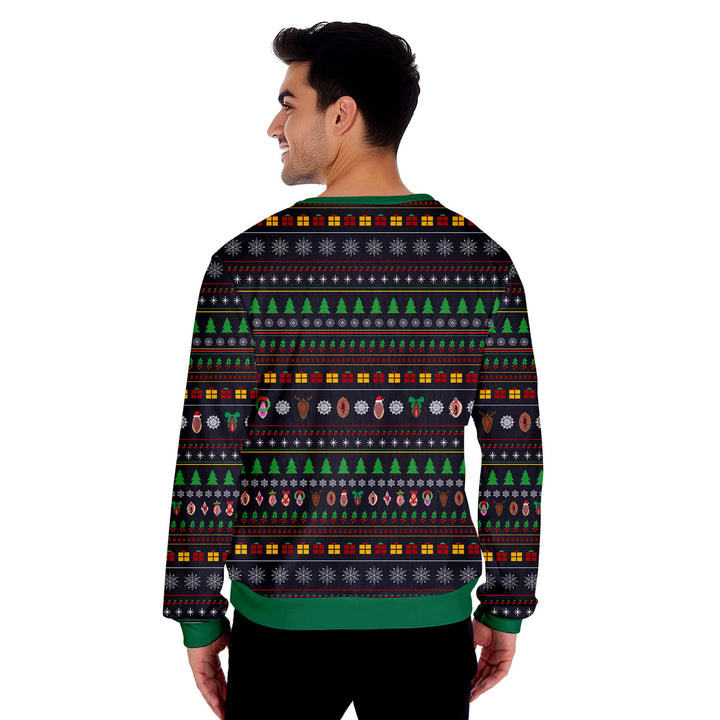 Merry Clitmas Funny Ugly Christmas Sweater 