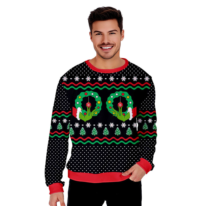 A Friend Is Like A Good Bra Funny Ugly Christmas Sweater 