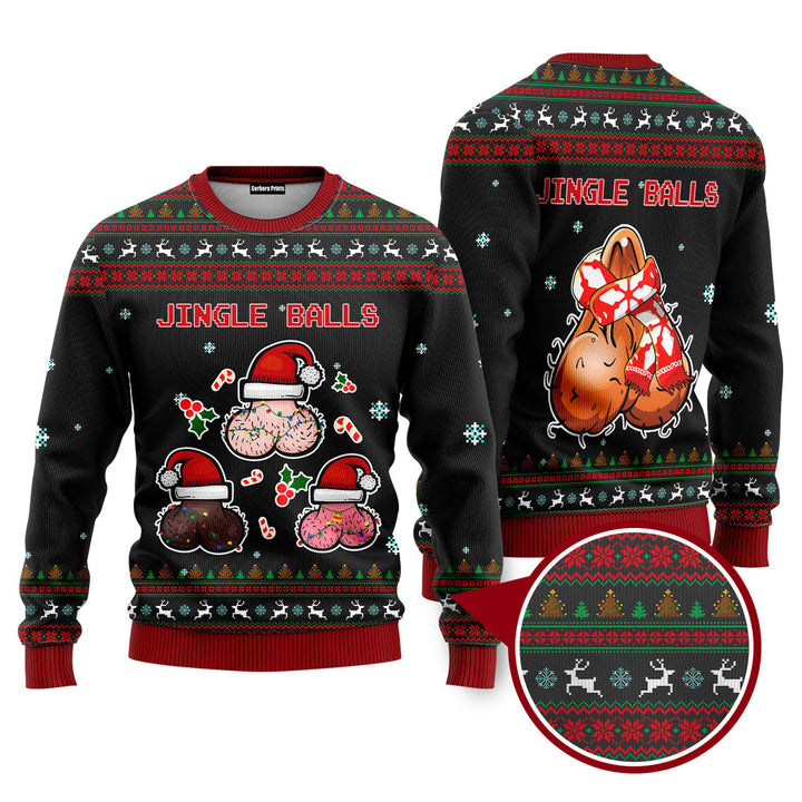 Jingle Balls Ugly Christmas Sweater