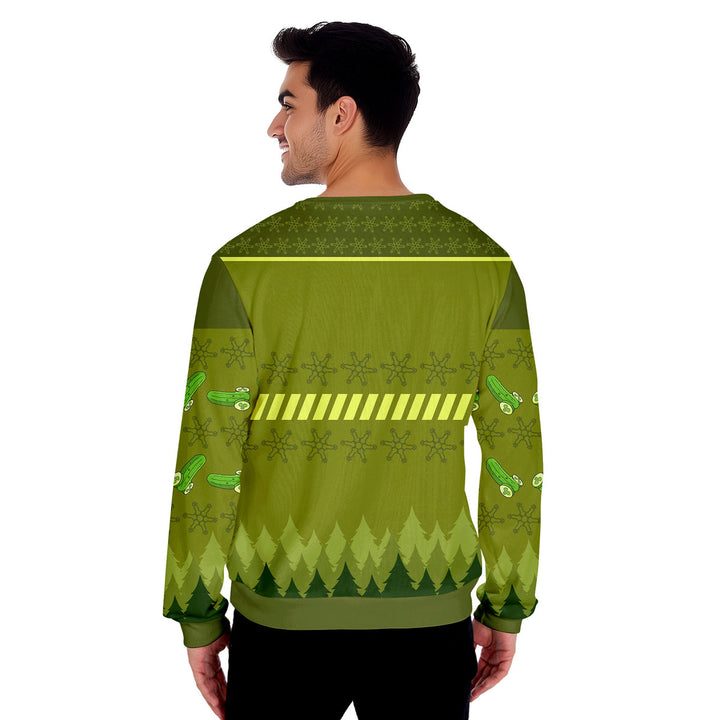 Tickle My Pickle Funny Ugly Christmas Sweater