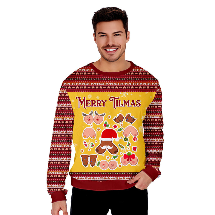 Merry Tilmas Funny Ugly Christmas Sweater