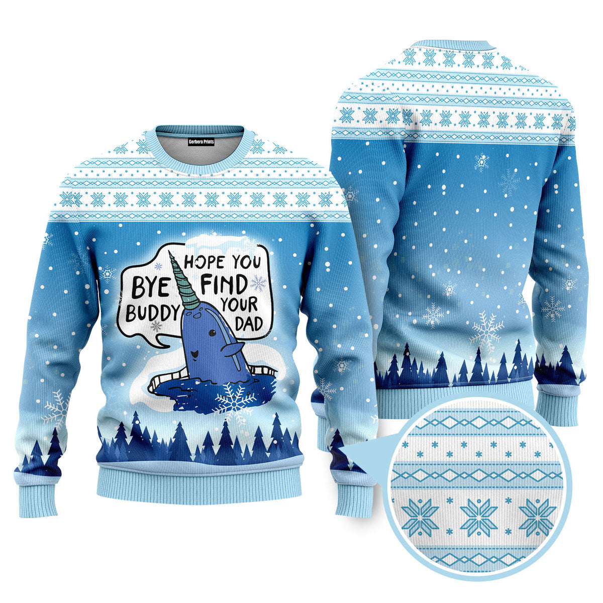 Narwhal christmas sweater best sale