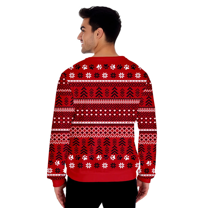 Even Baddies Get Saddies Funny Ugly Christmas Sweater