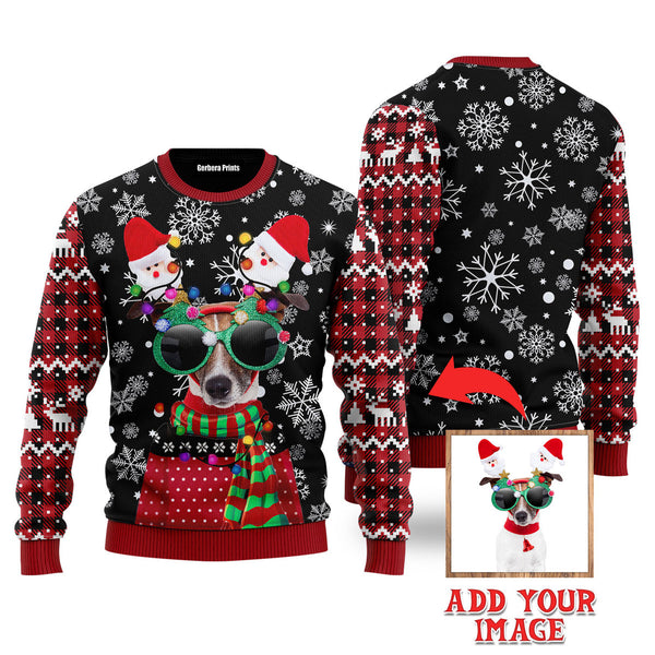 Funny Christmas Dog Custom Christmas Sweater