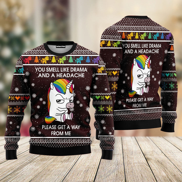 Funny Unicorn Ugly Christmas Sweater