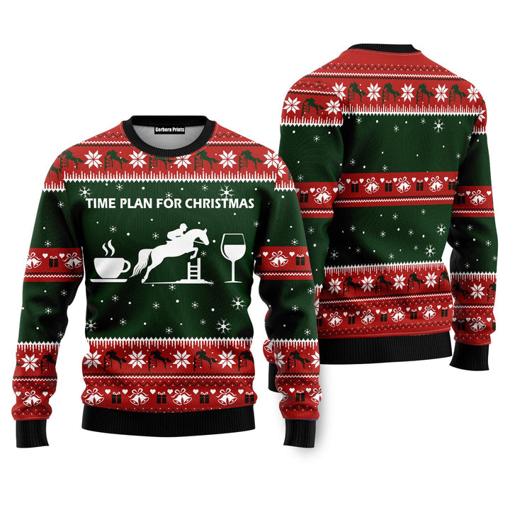 Time Plan For Ugly Christmas Sweater