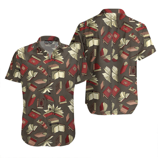 Vintage Book In The Library Teacher Hawaiian Shirt