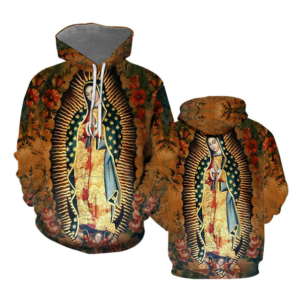 Virgin De Guadalupe Maria Hoodie For Men & Women HO1282