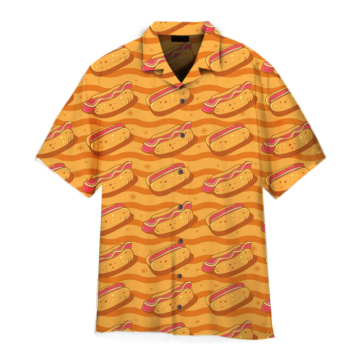 Hot Dogs Seamless Art Hawaiian Shirt