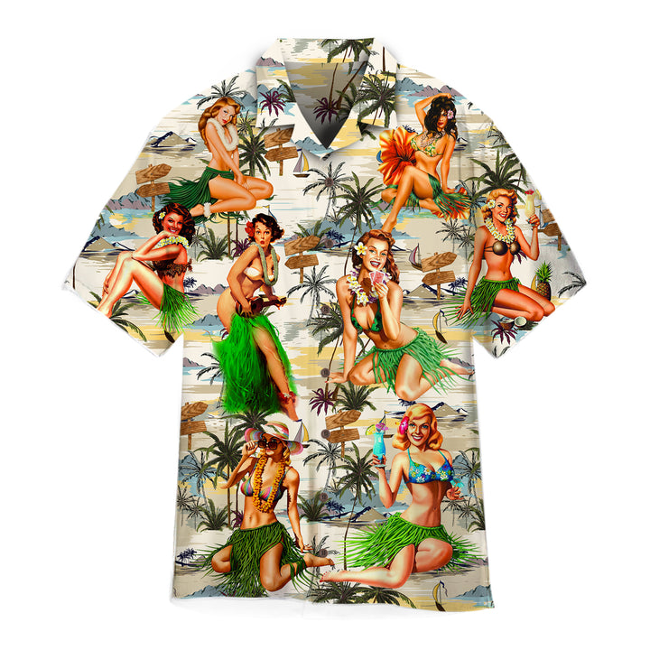 Let's Enjoy With Hawaiian Girls Hawaiian Shirt