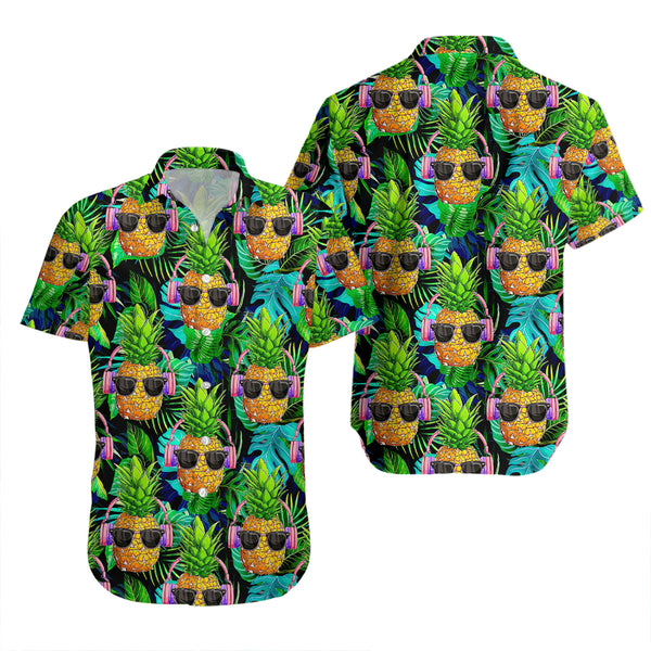 Funny DJ Pineapple Hawaiian Shirt <span data-mce-fragment="1">WT2073</span>