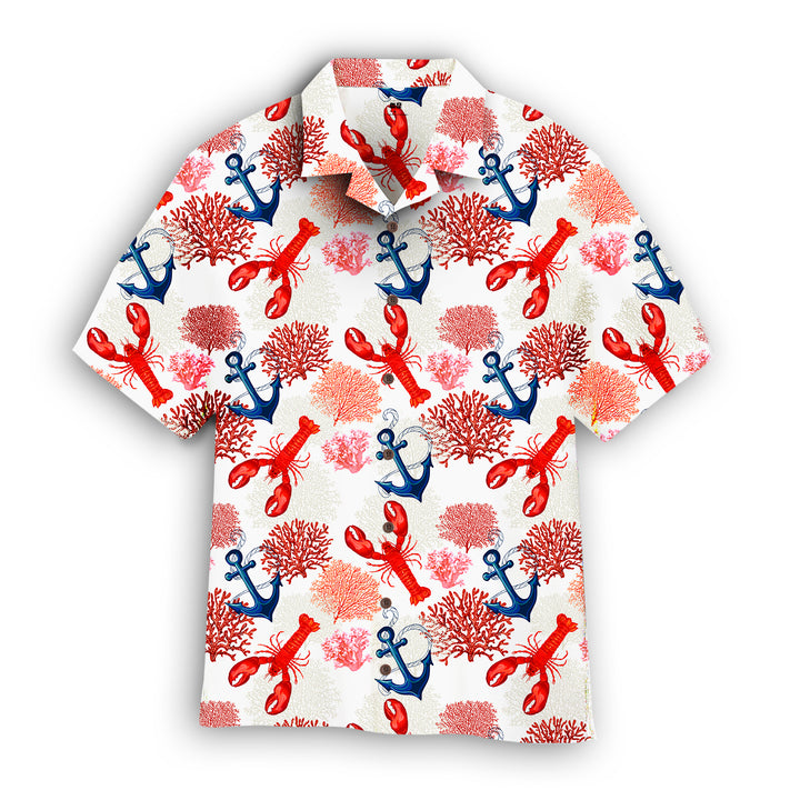 Lobster Tropical Hawaiian Shirt