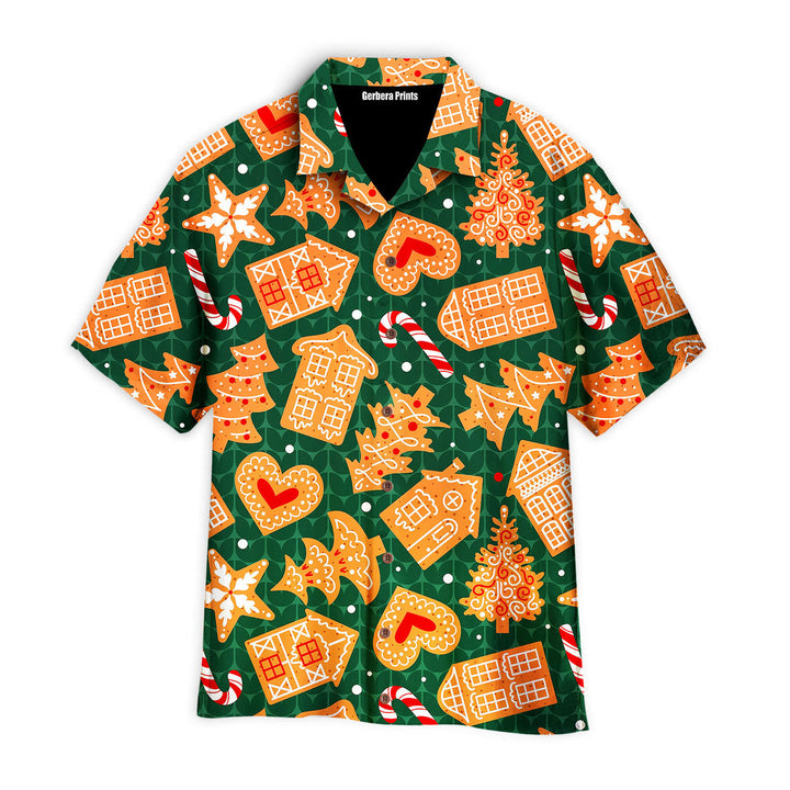 Christmas Gingerbread And Sweets Hawaiian Shirt