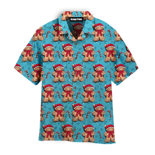 Funny Gingerbread Christmas Hawaiian Shirt WT7484