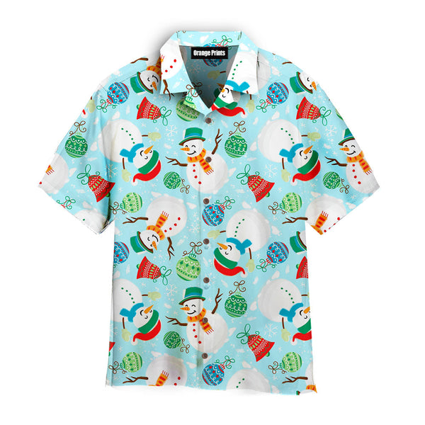 Snowman Caroling Hawaiian Shirt WT7497