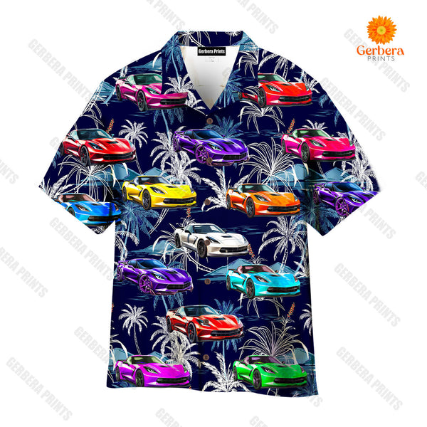 Tropical Super Cars Hawaiian Shirt