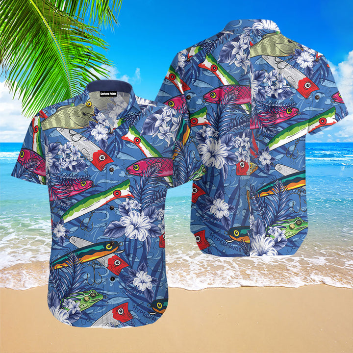 Where The Fish Fishing Hawaiian Shirt