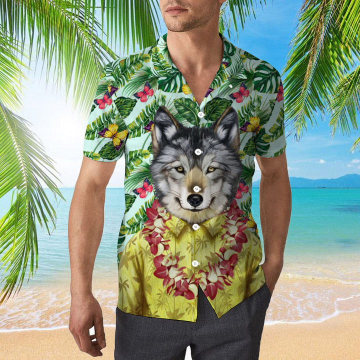 Wolves Hawaiian Shirt | For Men & Women | Adult | WT1566-Hawaii Shirt Premium-Gerbera Prints.