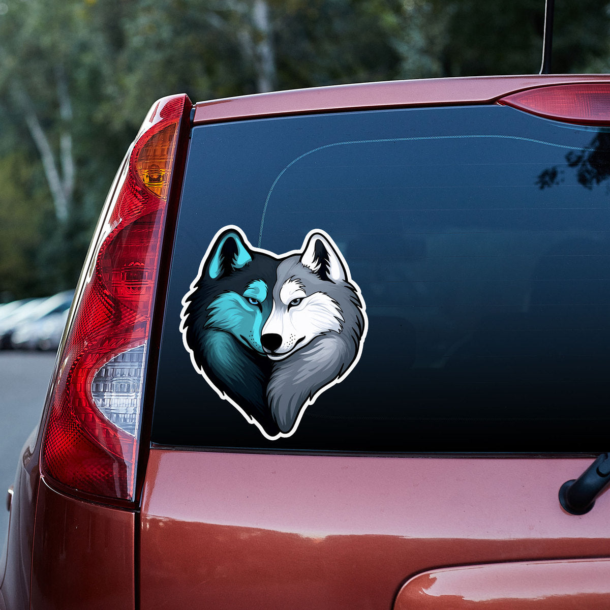 Wolves Heart Love Wolf Wild Animal Vinyl Car Decal Sticker – Gerbera Prints