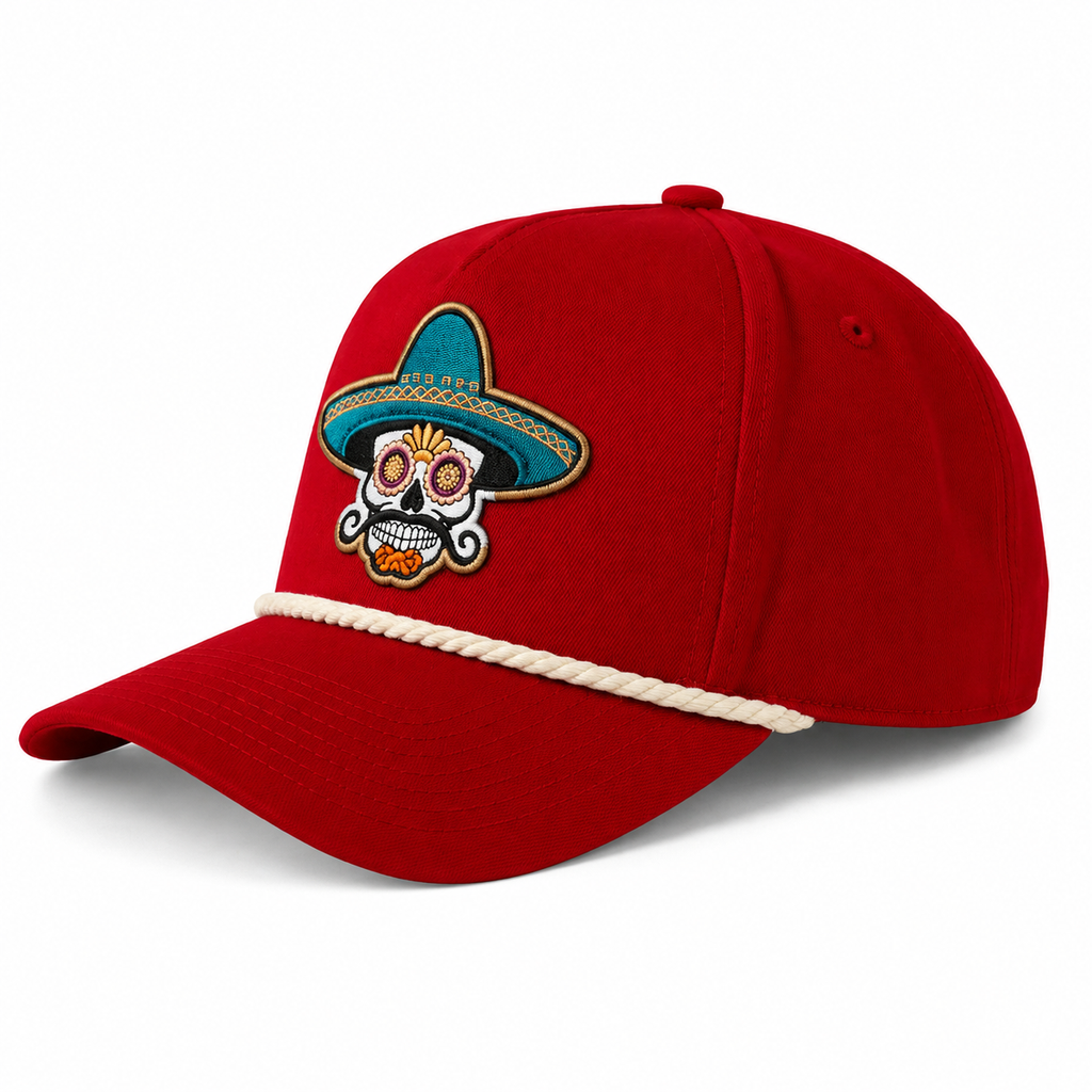 Sombrero Skull Rope Hat