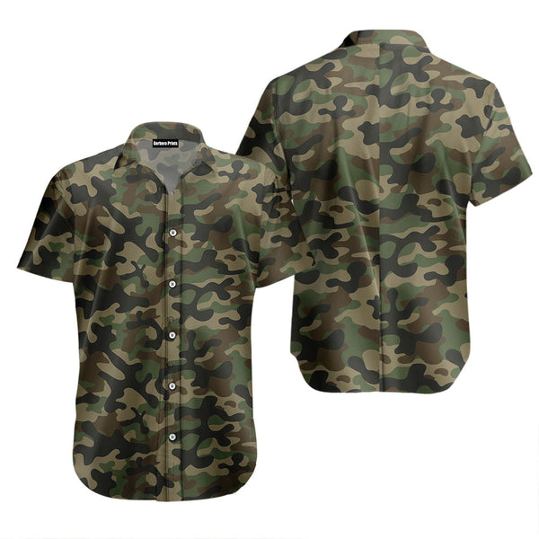Amazing Camouflage Pattern Aloha Hawaiian Shirt