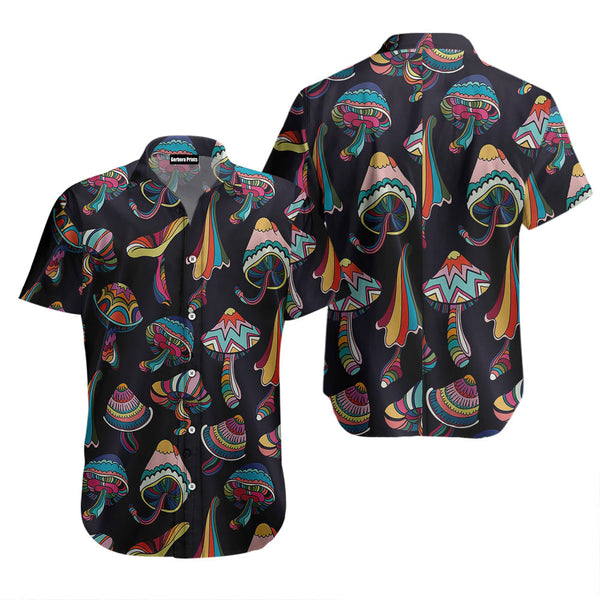 Amazing Mushroom Pattern Aloha Hawaiian Shirt 