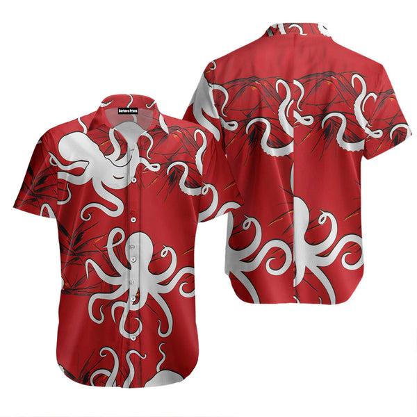 Amazing Octopus Pattern Aloha Hawaiian Shirt 