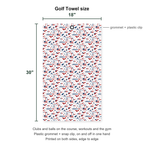 America 250 Fairways Golf Towel - Size Chart