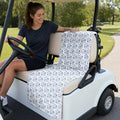 America Golf Full-Size Towel & Car Seat Cover - On a Golf Cart Seat