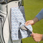 America Golf Golf Towel - Cleaning a Club