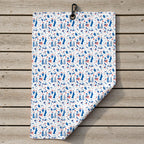 America Golf Golf Towel - Laid Flat