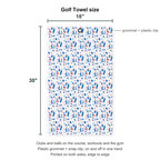 America Golf Golf Towel - Size Chart