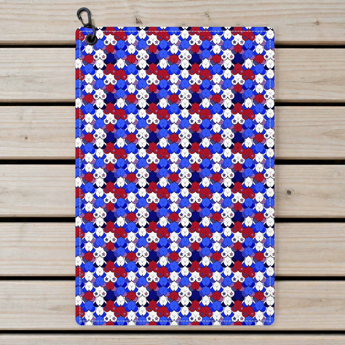 American Tatas Golf Towel - Laid Flat