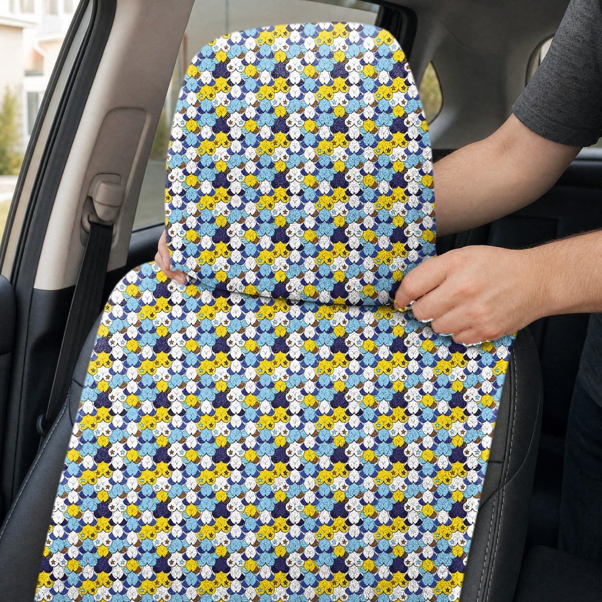 American Tatas Oktorberfest Full-Size Towel & Car Seat Cover - Headrest Pocket