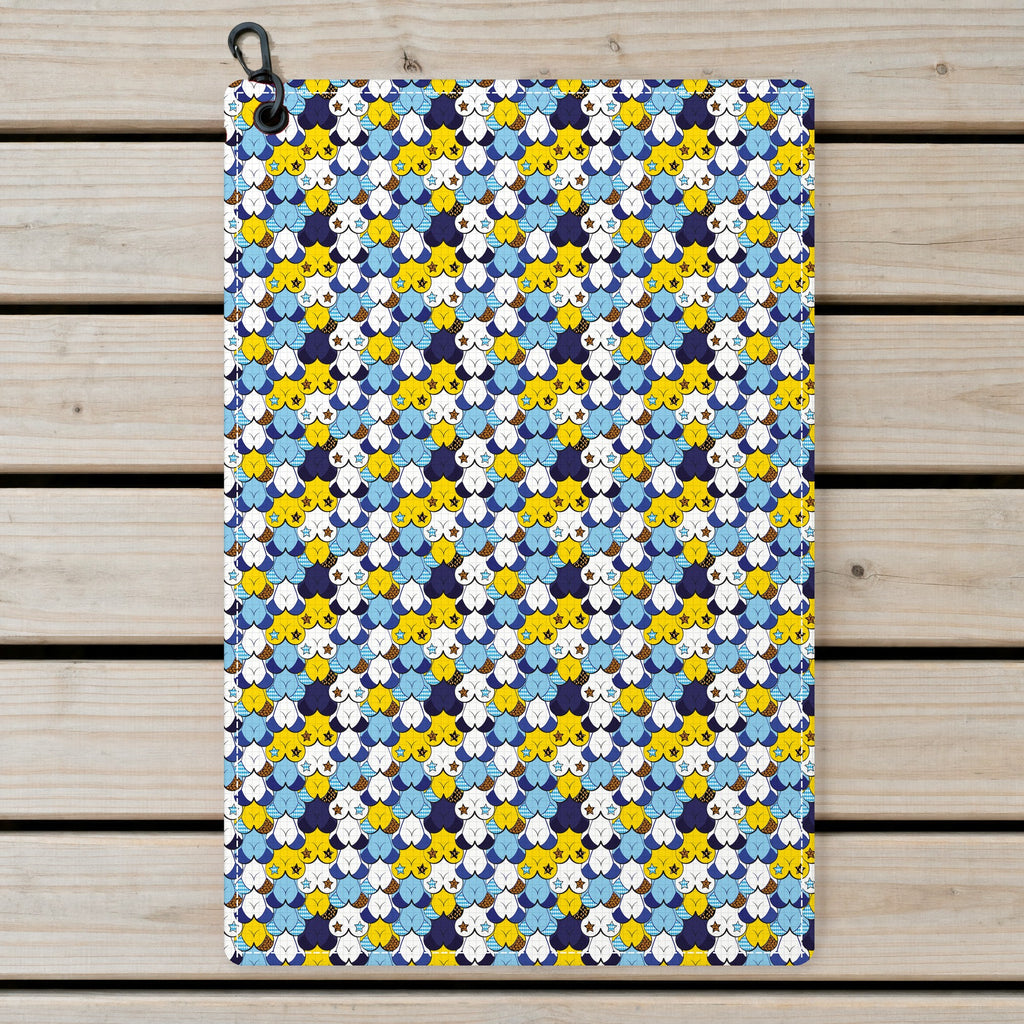 American Tatas Oktorberfest Golf Towel - Laid Flat