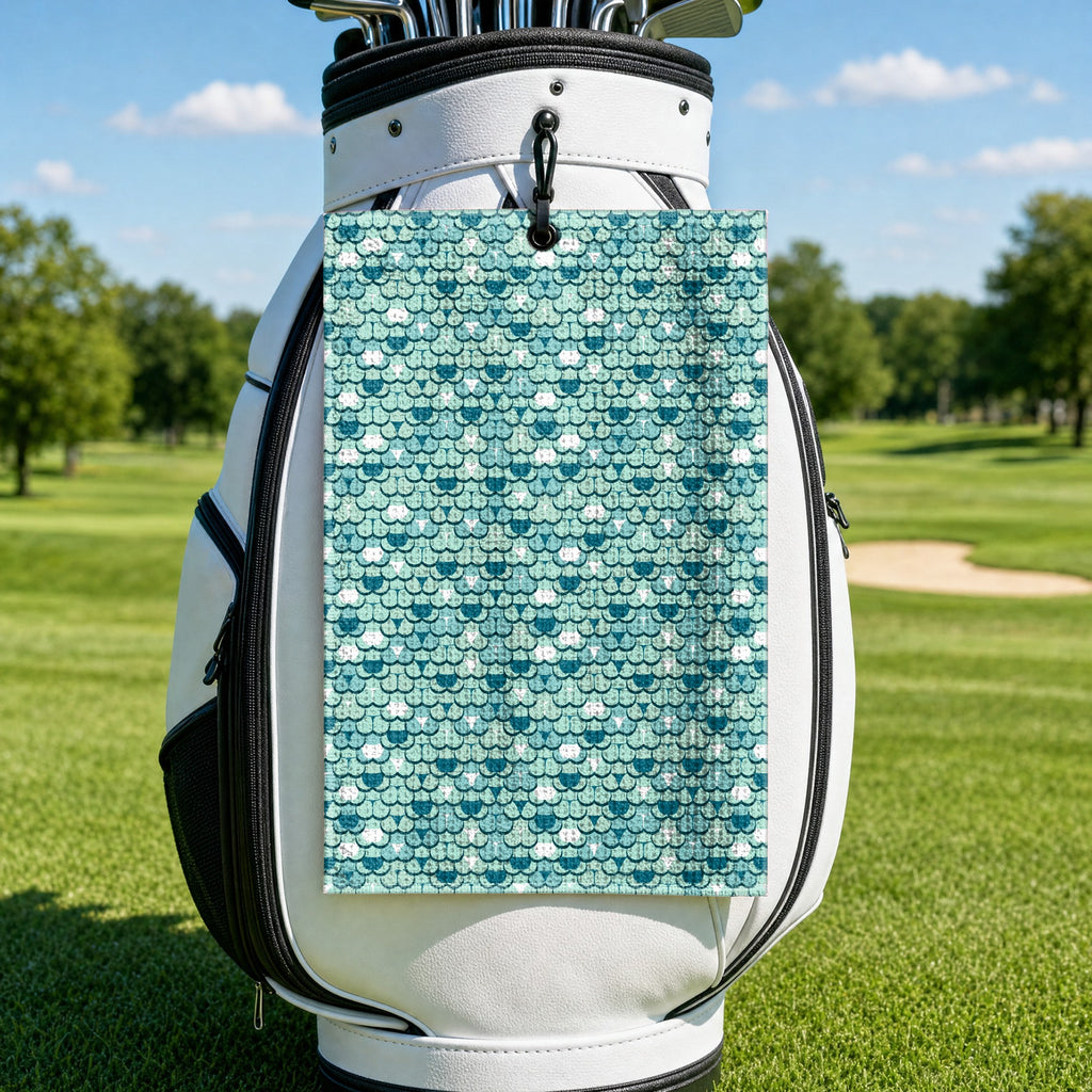 Badonkadonk Golf Towel - Hanging on a Golf Bag